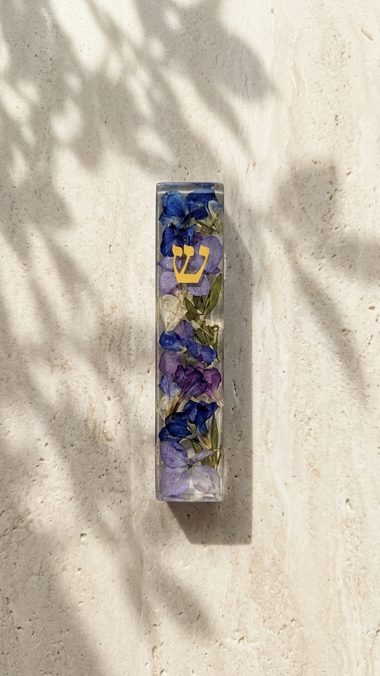 The Signature Mezuzah - Your breaking glass and/or your bridal bouquet at to your doorstep.
