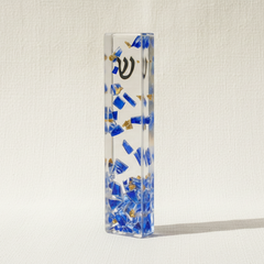 Mezuzah - Chuppah kit - Handpainted glass