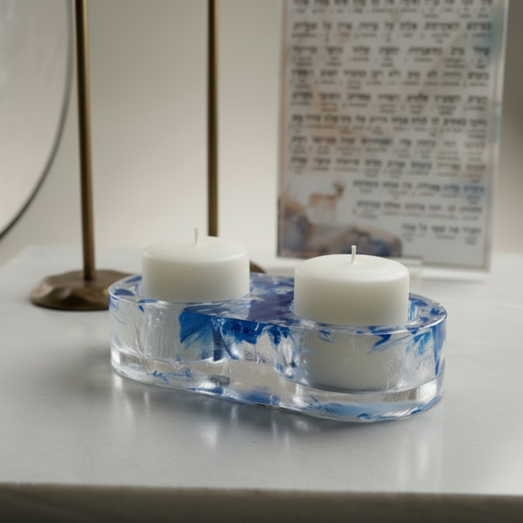 Shabbat Candle Holders - Chuppah Collection